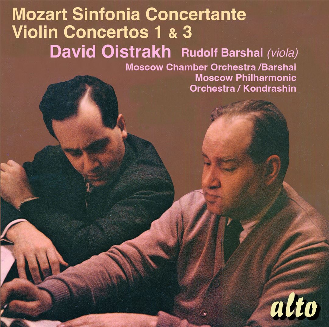 Mozart: Sinfonia Concertante; Violin Concertos 1 & 3 cover art