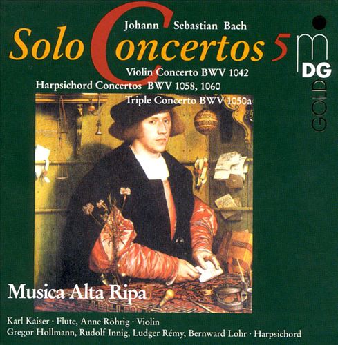 Bach: Solo Concertos Vol. 5 cover art