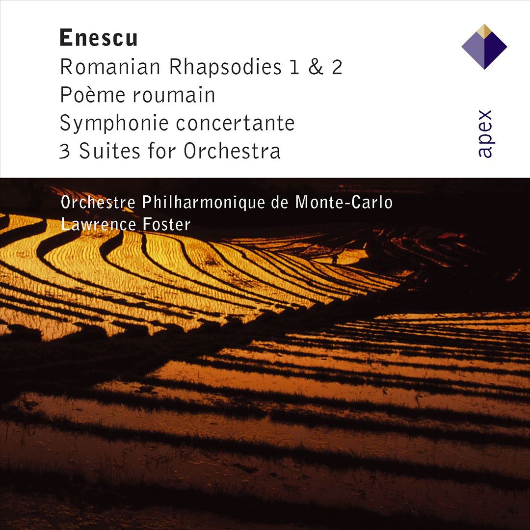 Enescu: Romanian Rhapsodies 1 & 2; Poeme Roumain; Symphonie concertante; 3 Suites for Orchestra cover art