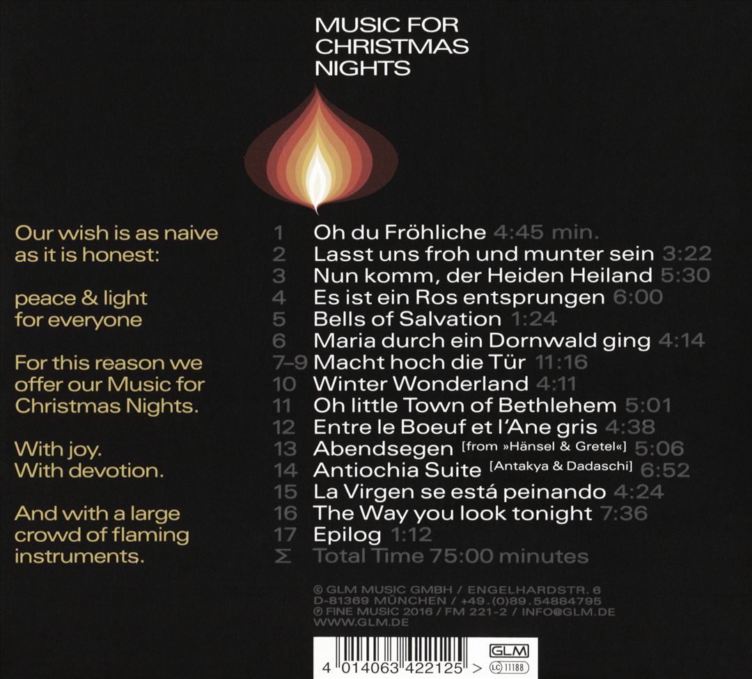 Music for Christmas Nights cover art