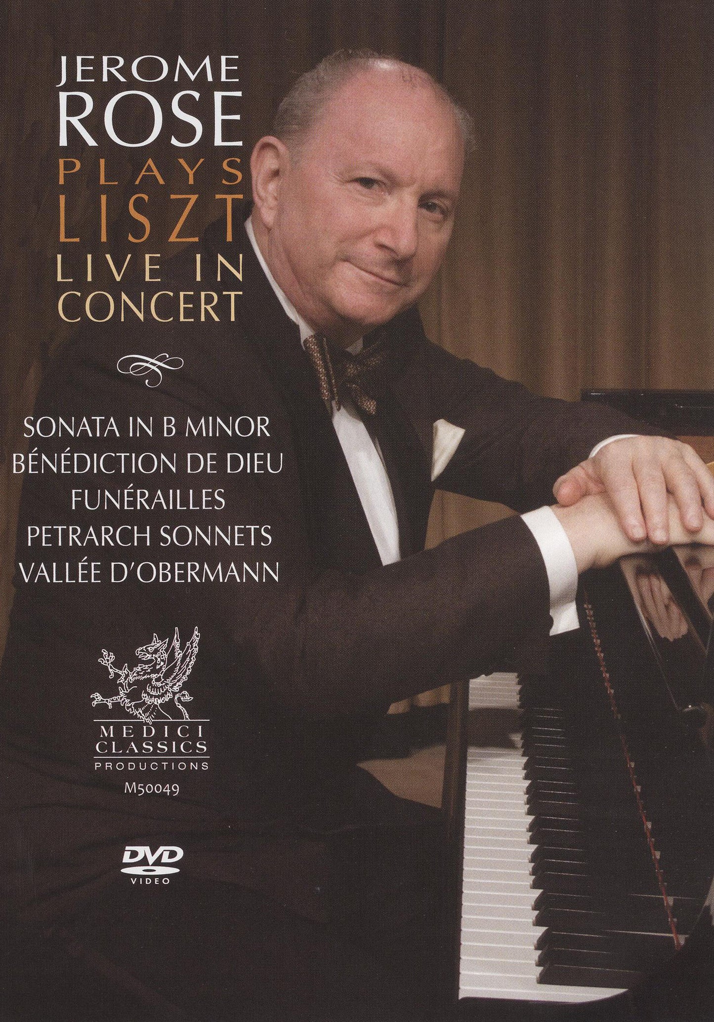 Jerome Rose Plays Liszt: Live in Concert cover art