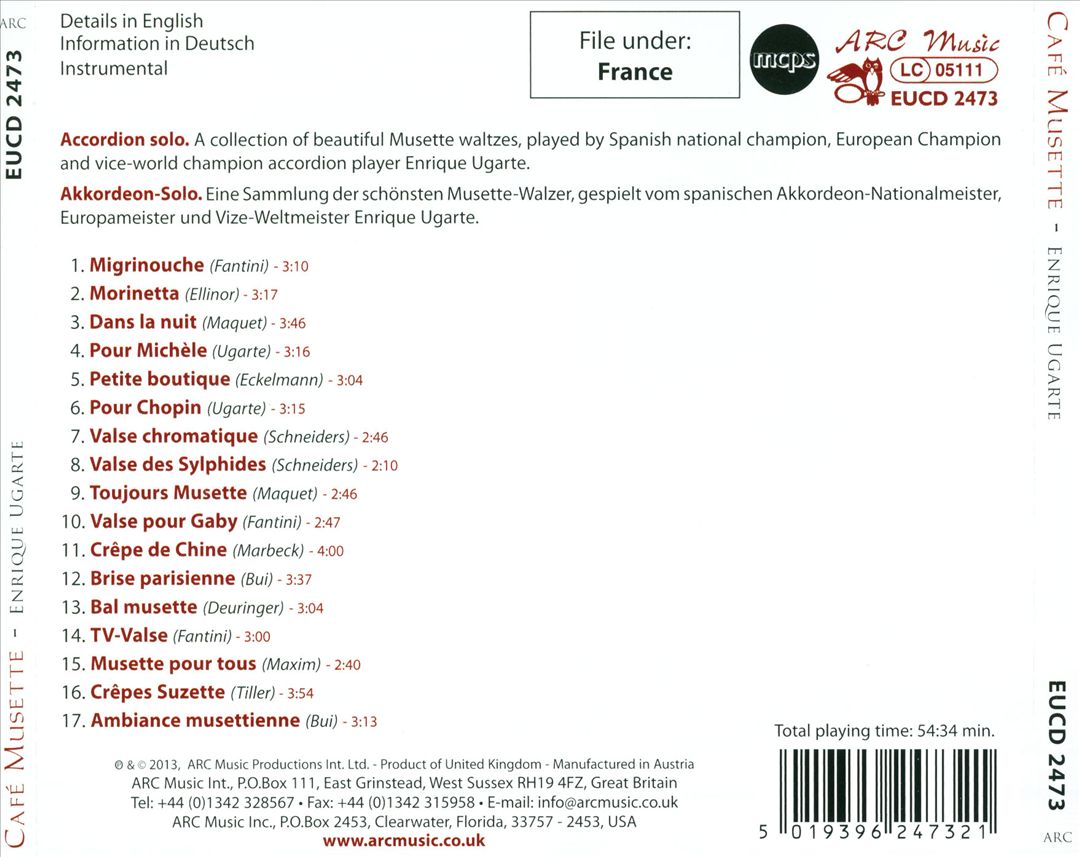 Café Musette cover art