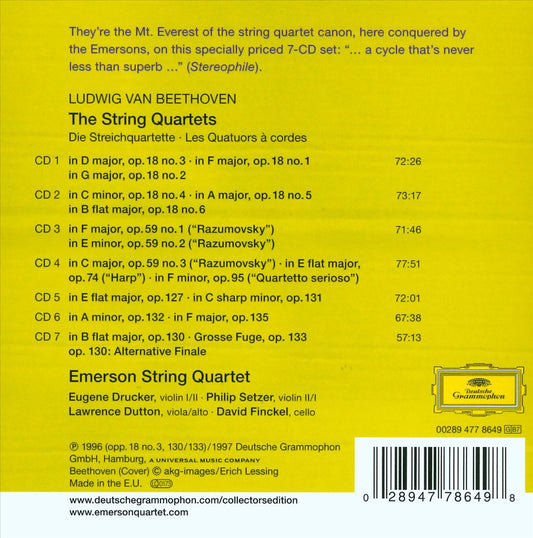 Beethoven: The String Quartets cover art