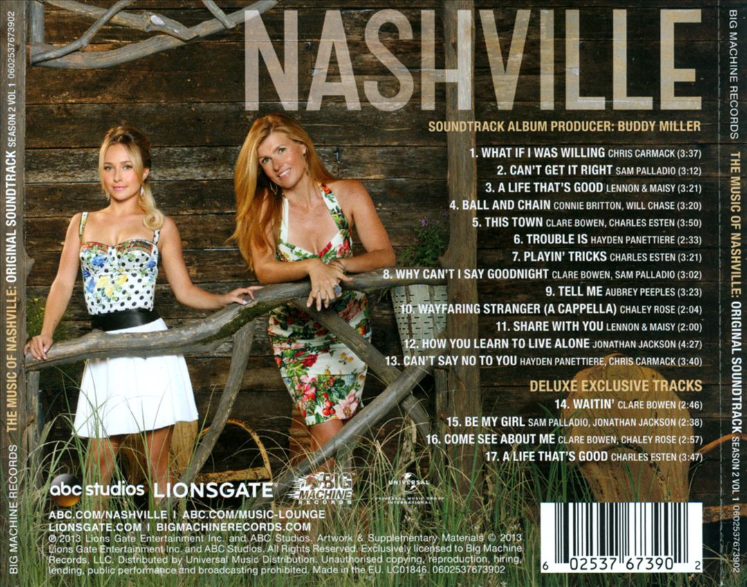 Music of Nashville: Season 2, Vol.1 [Deluxe Edition] cover art