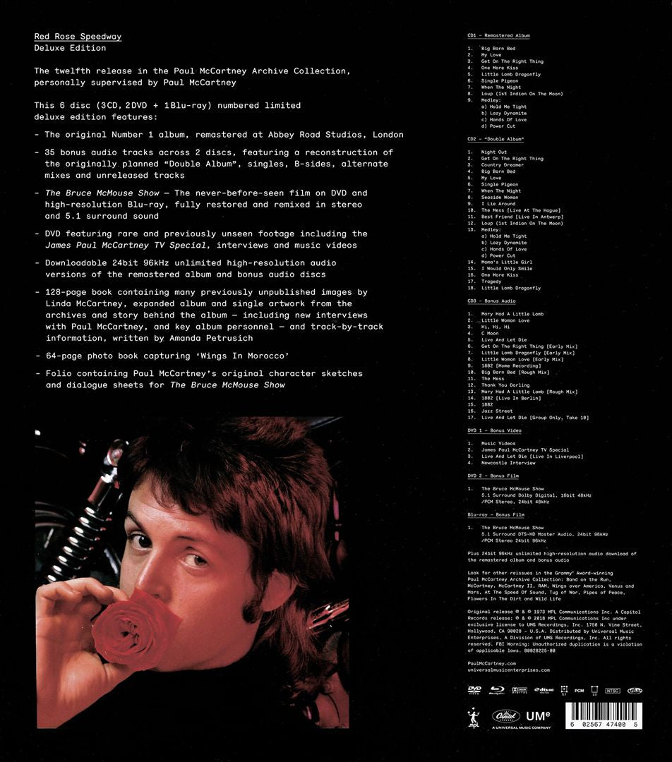 Red Rose Speedway [45th Anniversary Super Deluxe Edition 3CD/2DVD/Blu-Ray] cover art