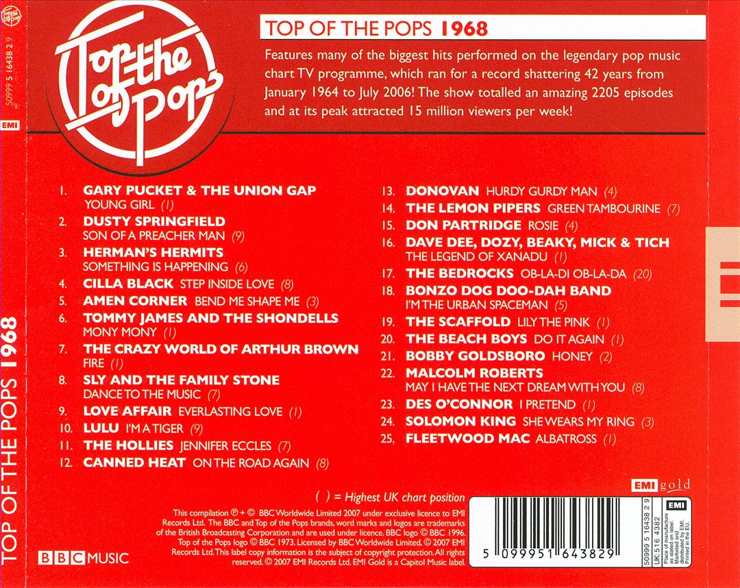 Top of the Pops 1968 cover art
