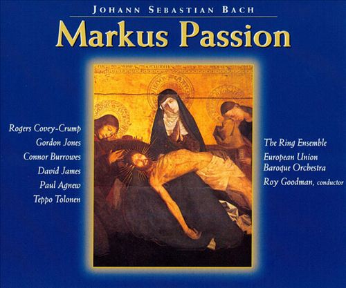 Bach: Markus Passion cover art