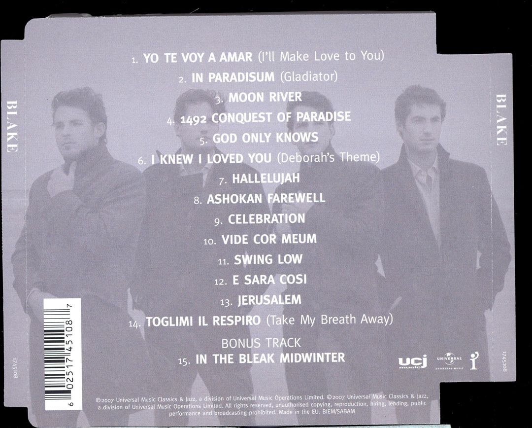 Blake cover art