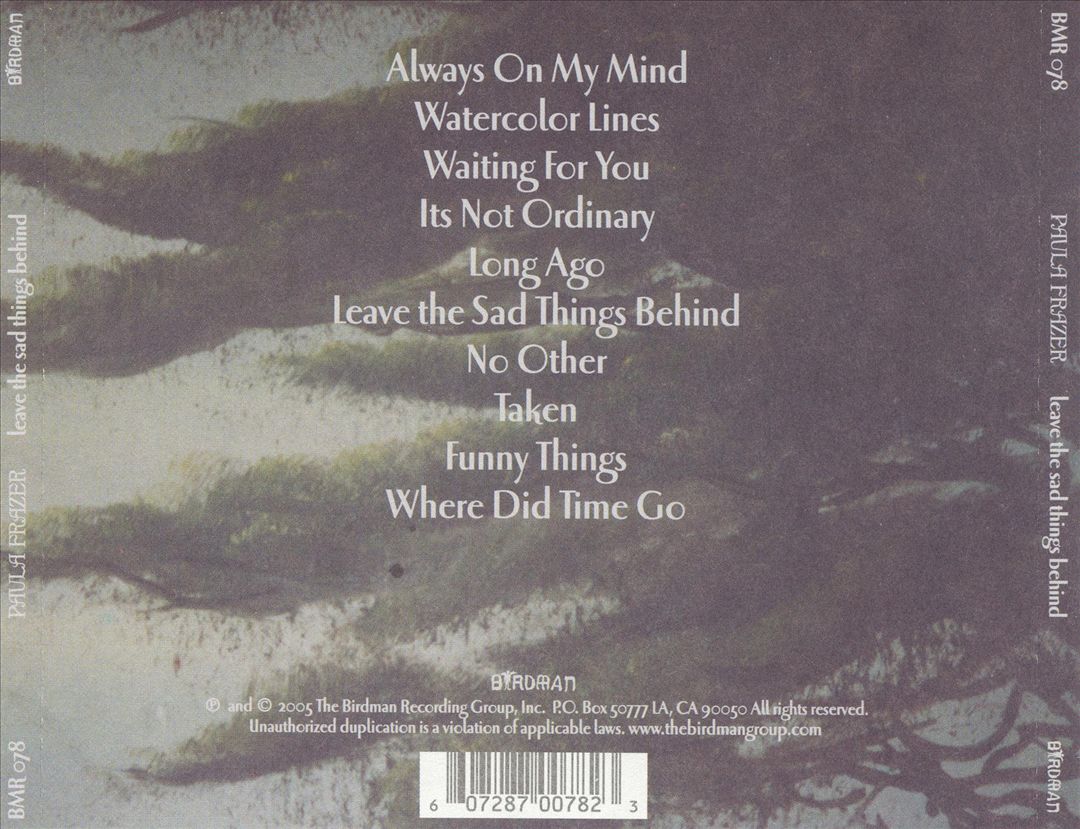 Leave the Sad Things Behind cover art