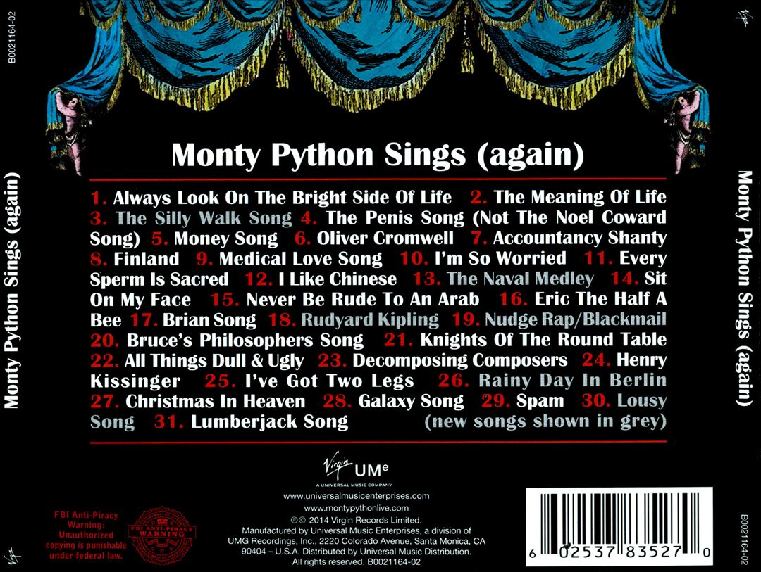 Sings cover art