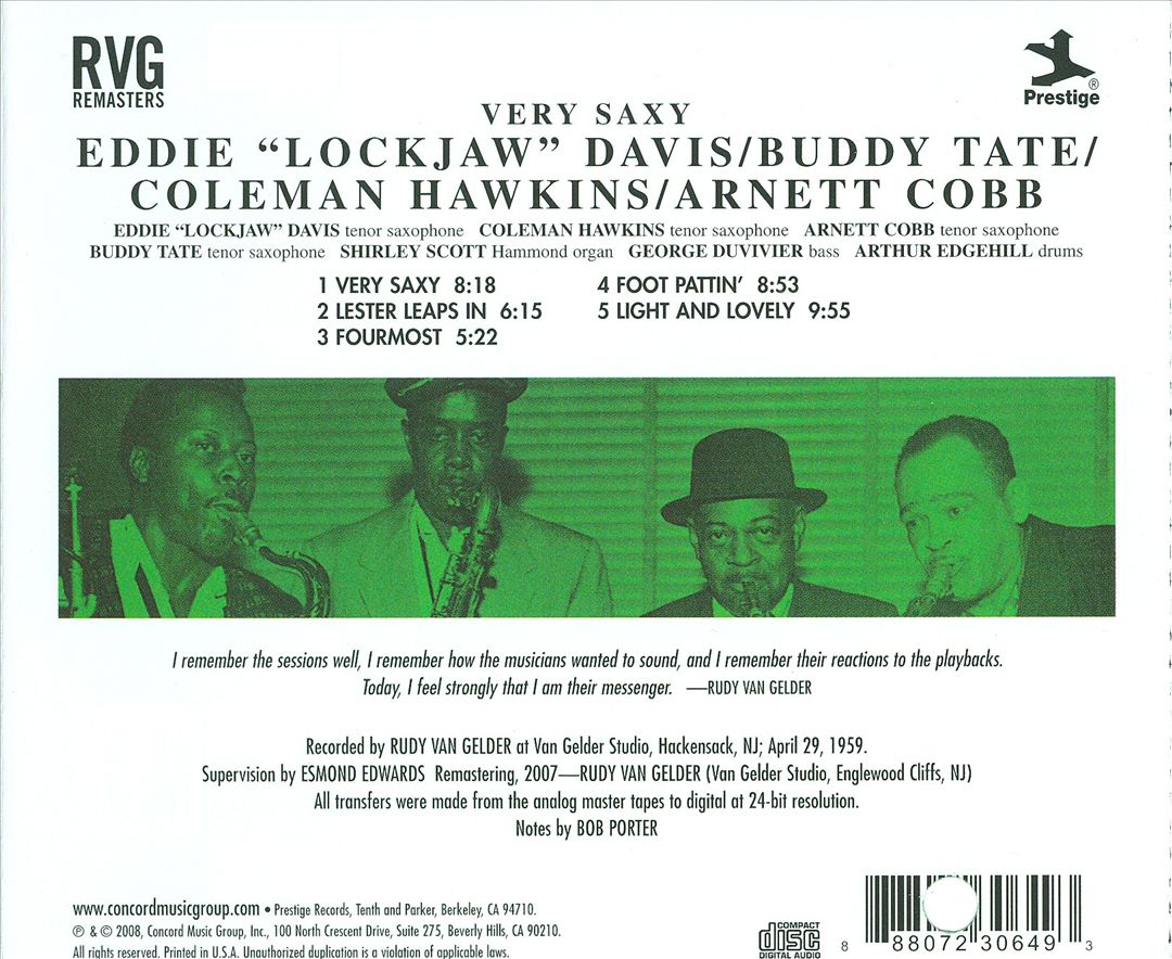 Very Saxy cover art