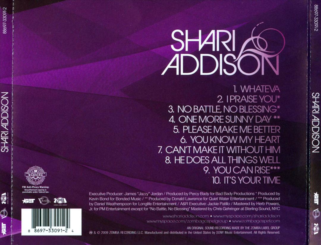 Shari Addison cover art