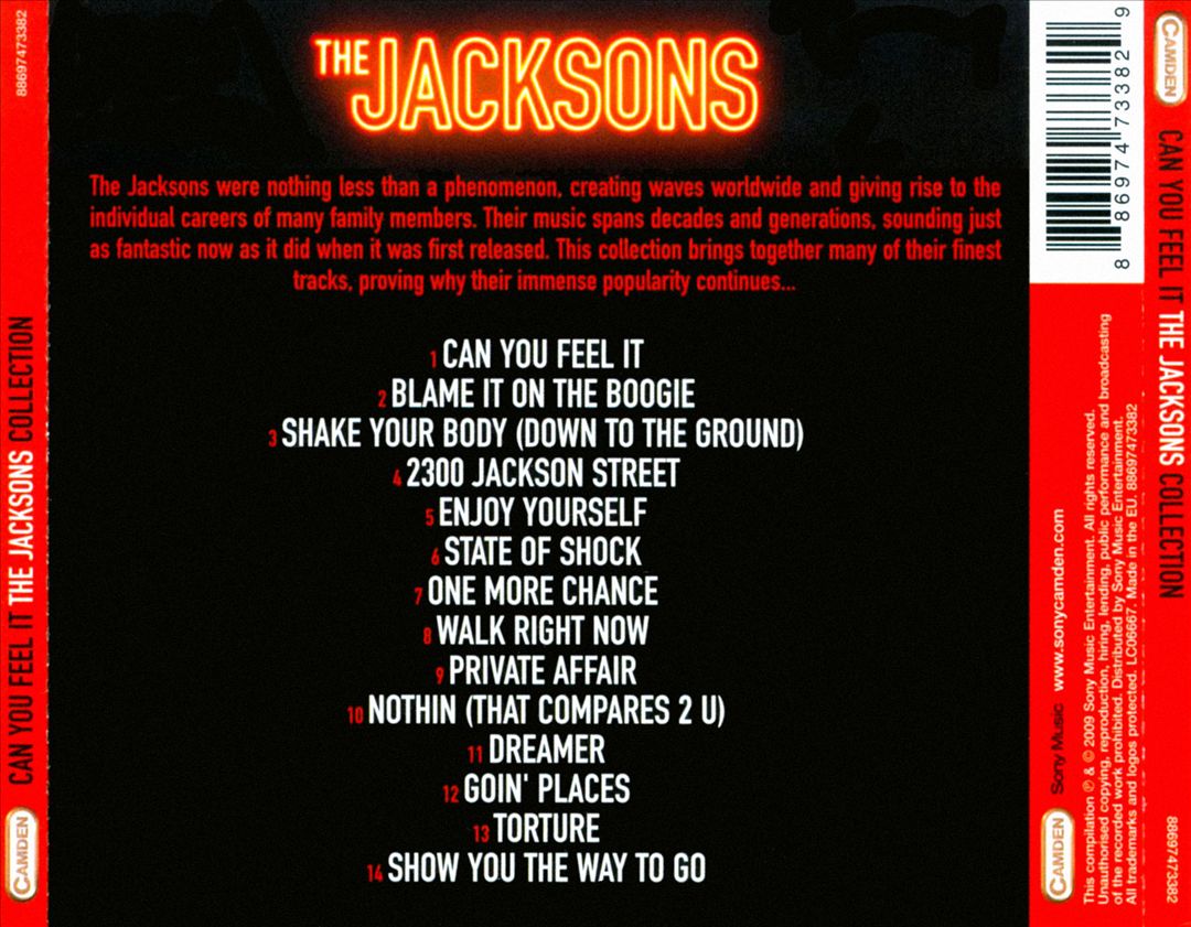 Can You Feel It: The Jacksons Collection cover art