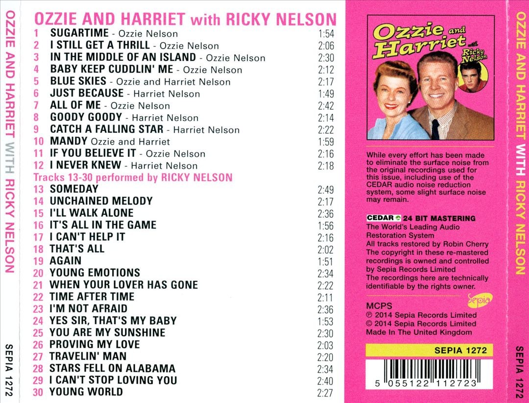 Ozzie and Harriet With Ricky Nelson cover art