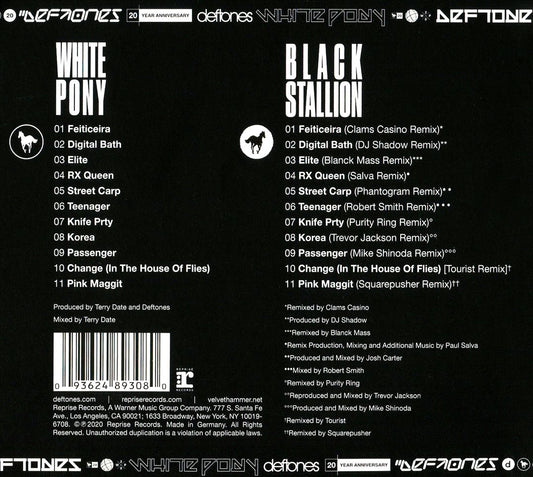White Pony [20th Anniversary Deluxe Edition] cover art