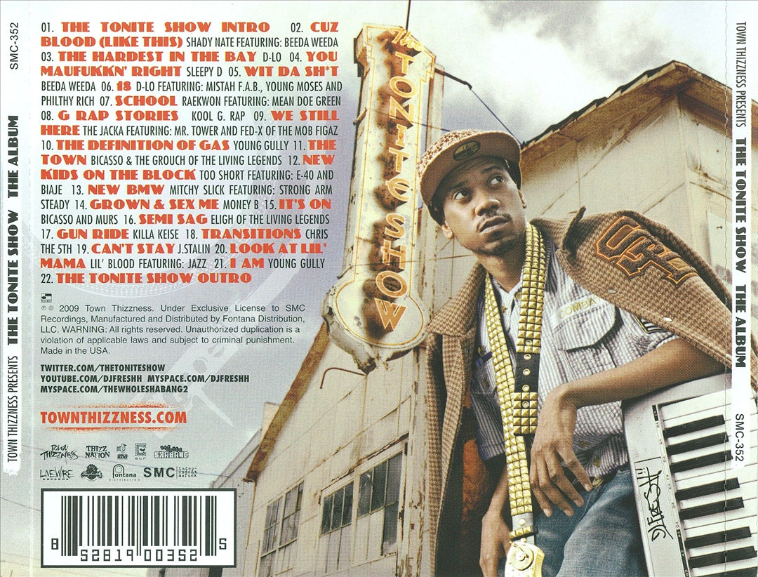 The Tonite Show: The Album cover art