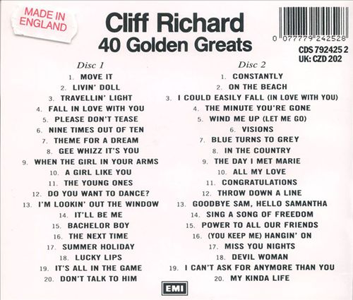 40 Golden Greats cover art