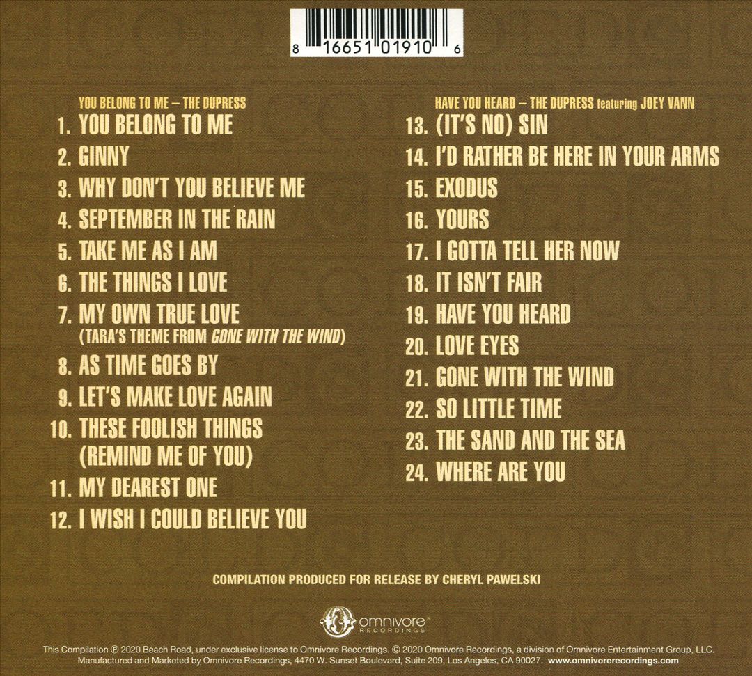 You Belong to Me/Have You Heard cover art