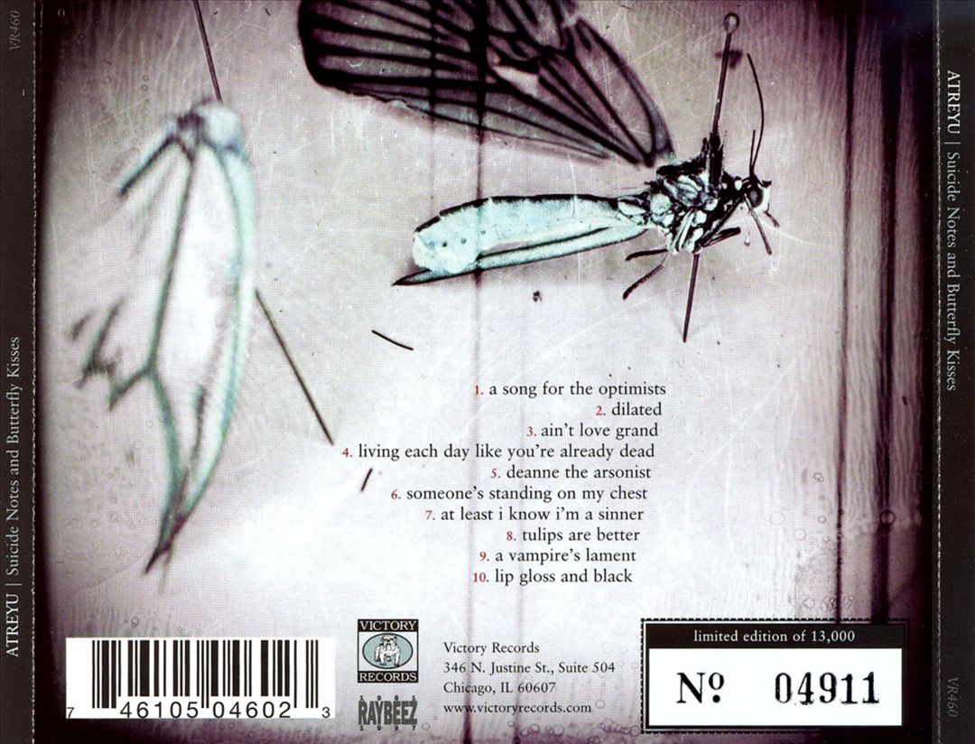 Suicide Notes and Butterfly Kisses [CD/DVD] cover art