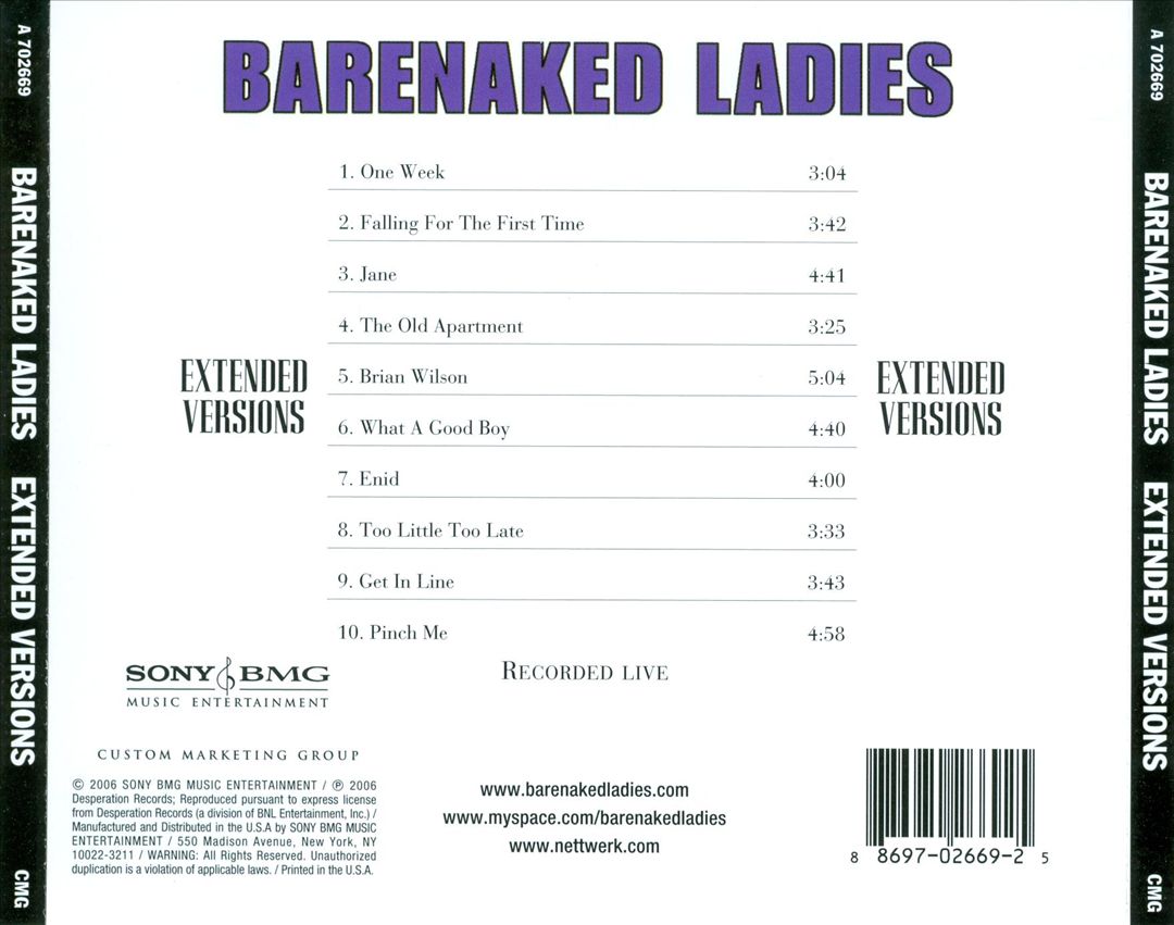 Extended Versions cover art