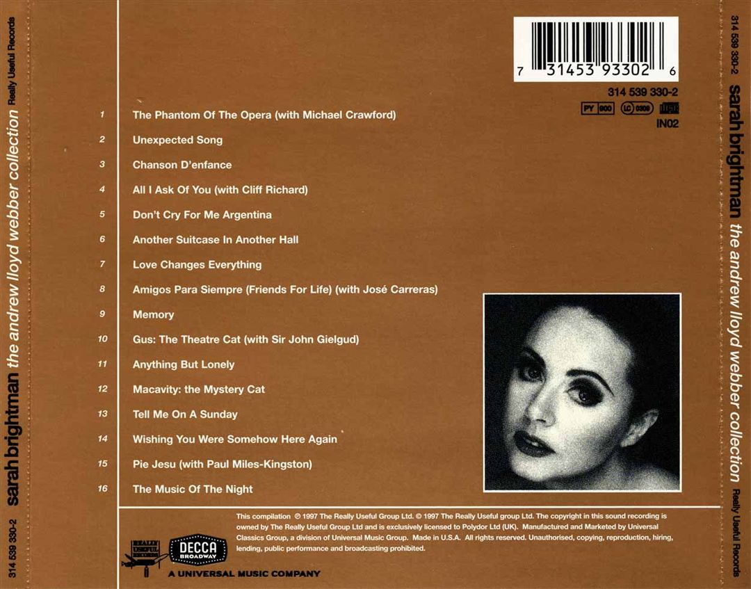 Andrew Lloyd Webber Collection cover art