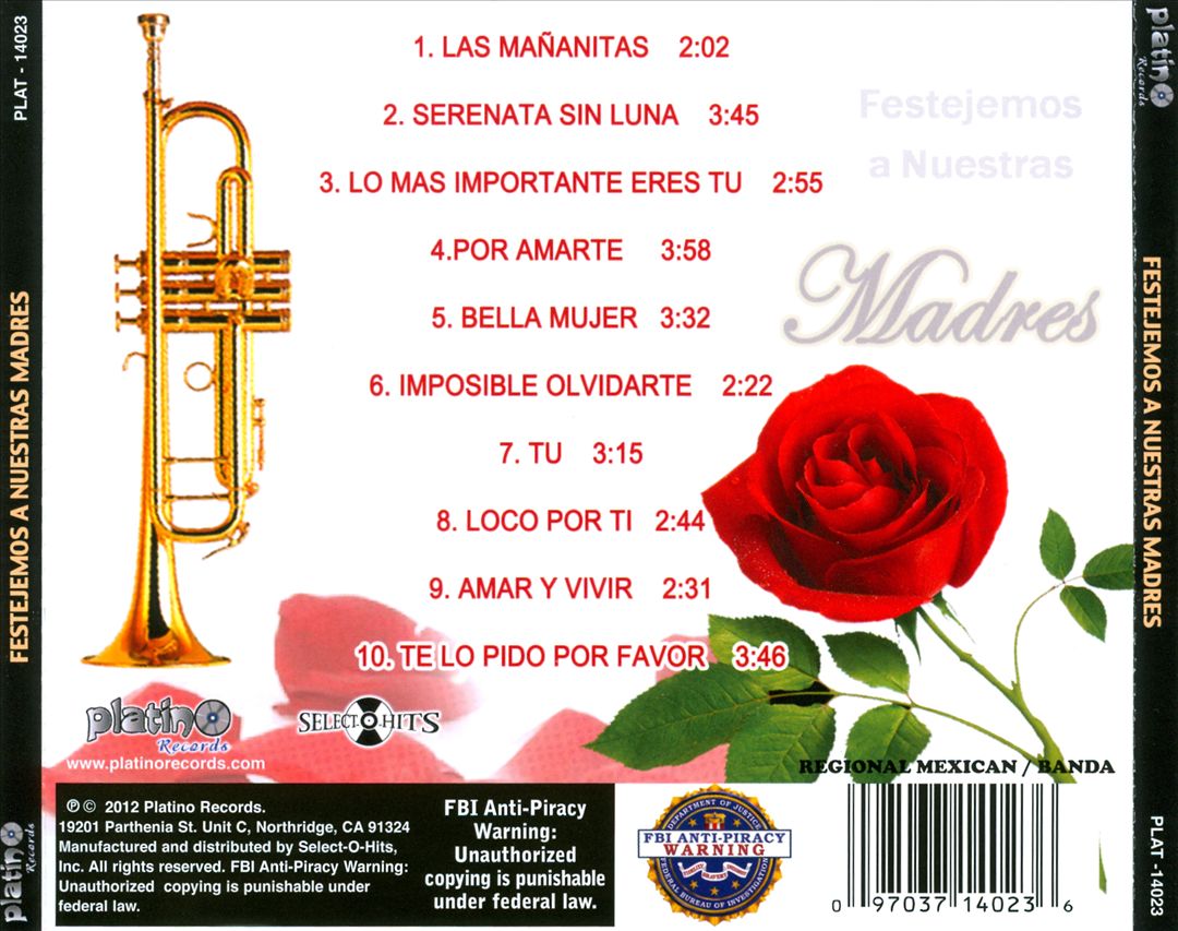 Festejemos A Nuestras Madres cover art