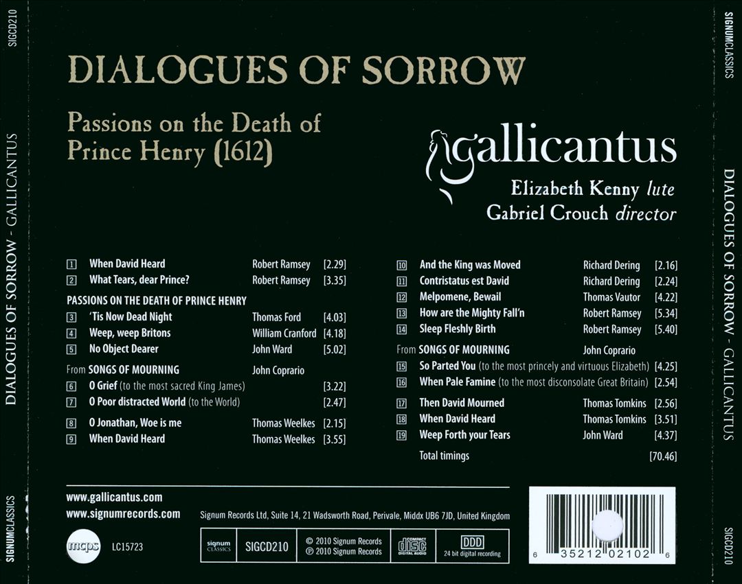 Dialogues of Sorrow cover art
