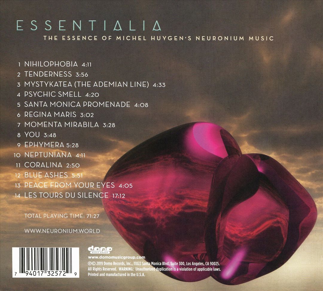 Essentialia: The Essence of Michel Huygen's Neuronium Music cover art