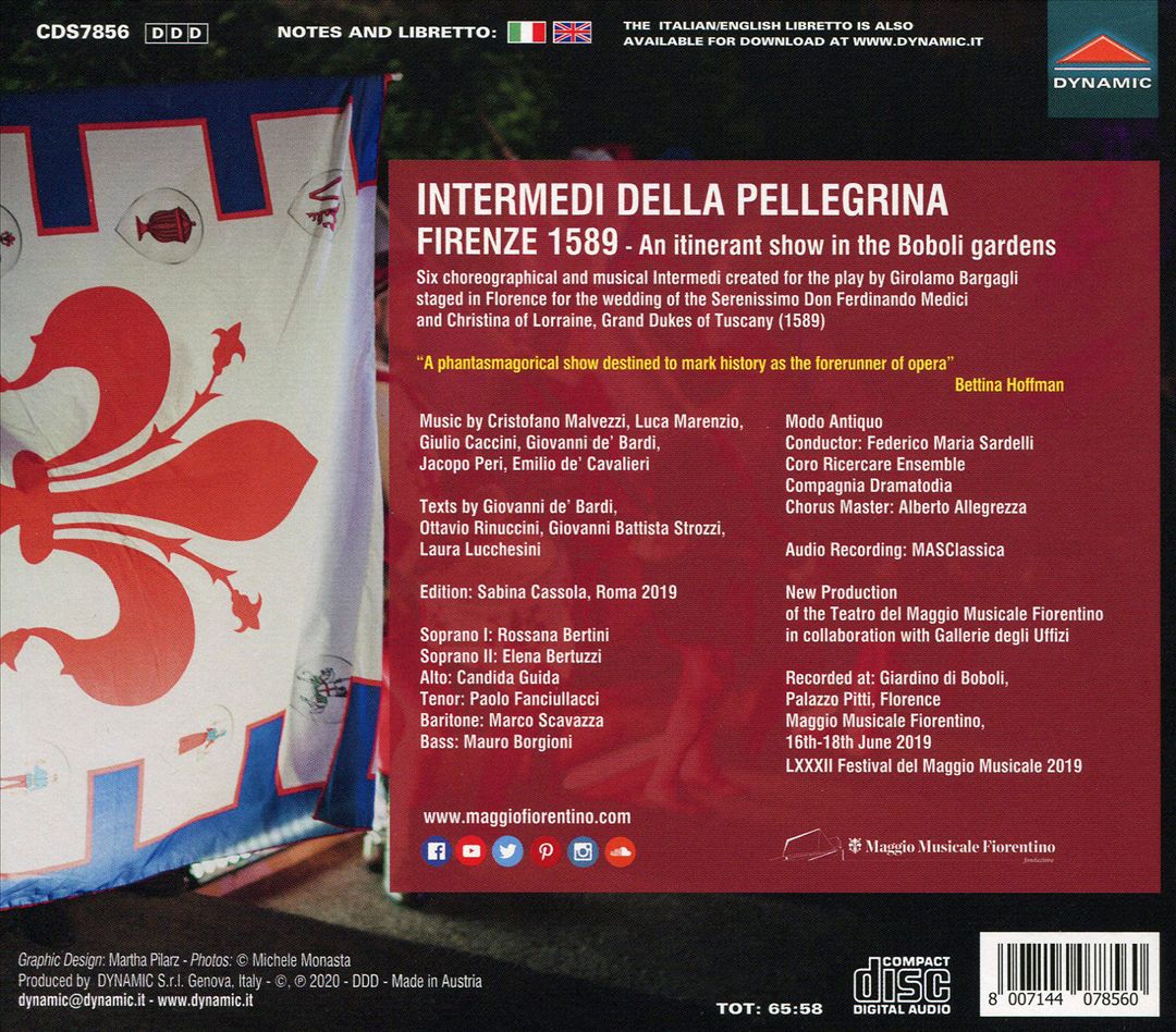 Intermedi della Pellegrina, Firenze 1589 cover art
