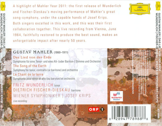 Mahler: Das Lied von der Erde cover art