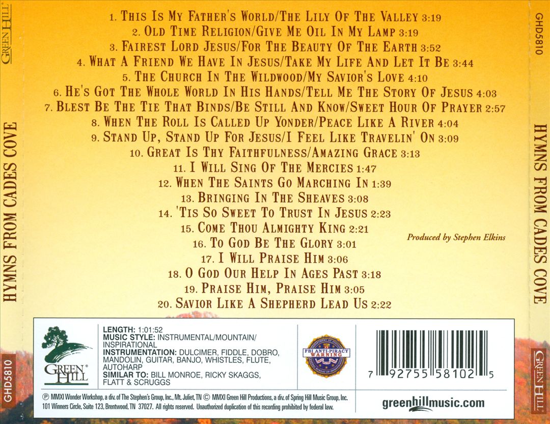 Hymns from Cades Cove cover art