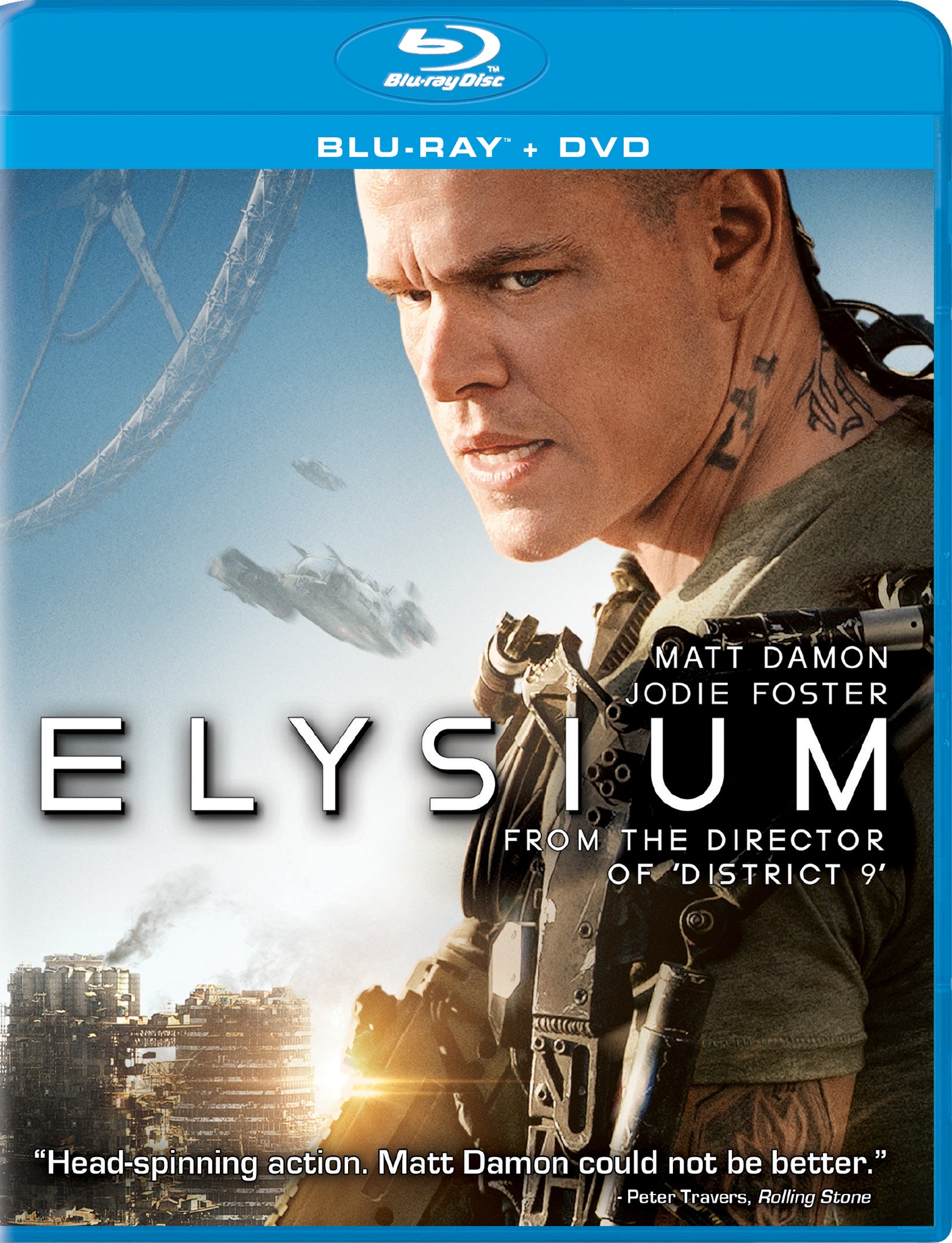 Elysium [2 Discs] [Blu-ray/DVD] cover art
