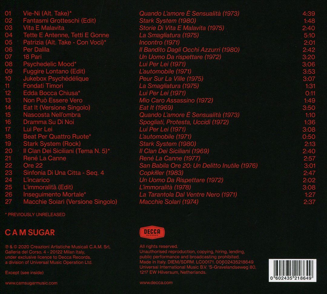Morricone Segreto cover art
