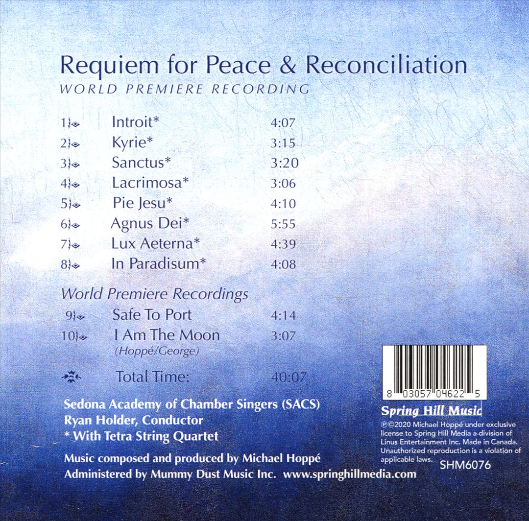 Michael Hoppé: Peace & Reconcilliation; Choral Music cover art