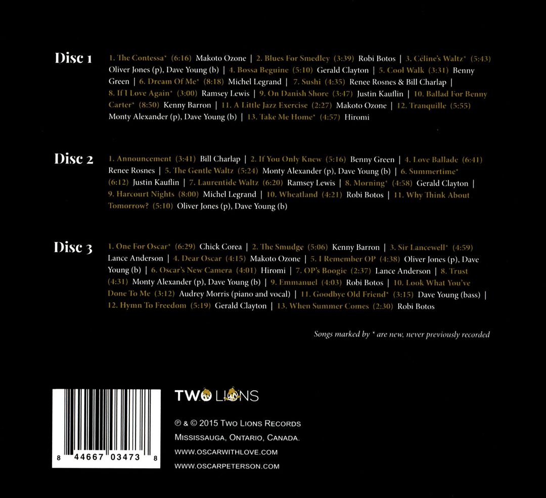 Oscar, With Love cover art