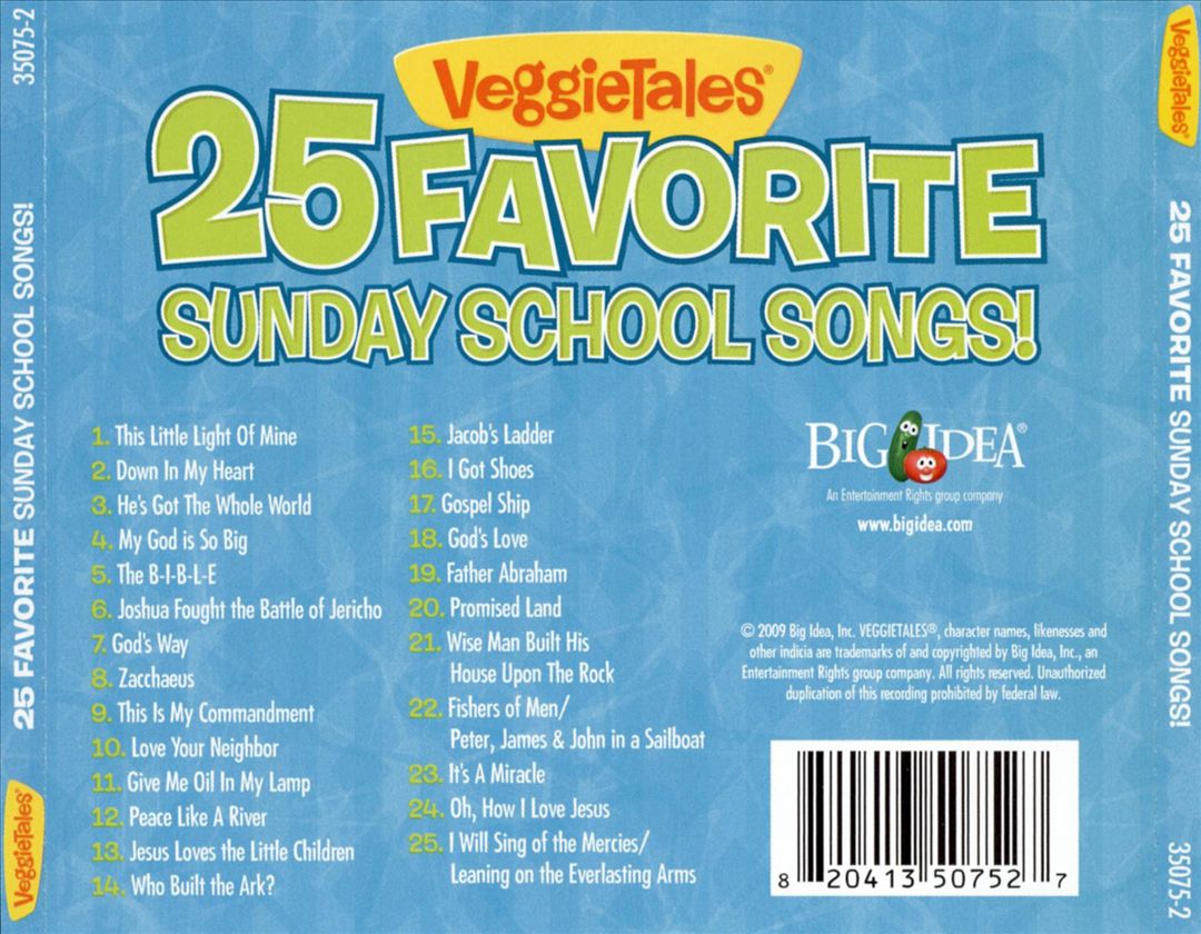 25 Favorite Sunday School Songs! cover art
