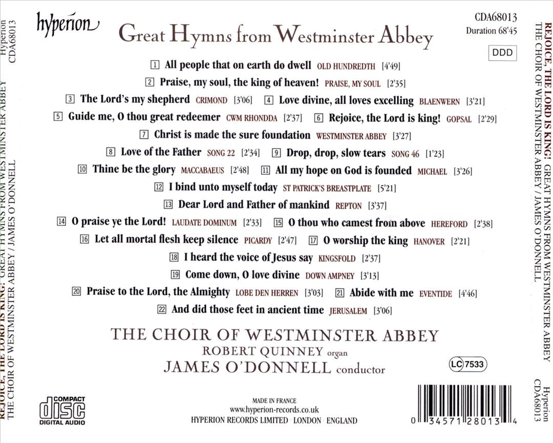 Rejoice, the Lord is King! cover art