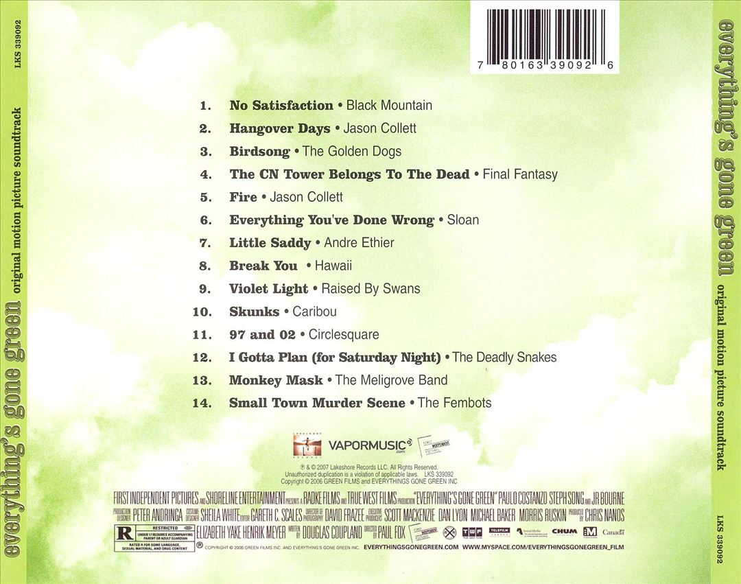Everything's Gone Green cover art