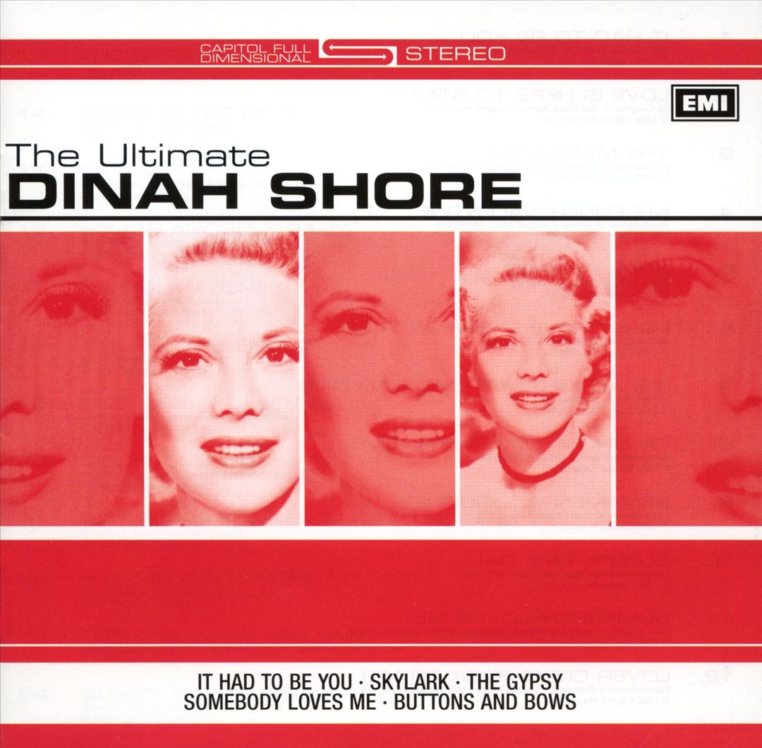 Ultimate Dinah Shore cover art