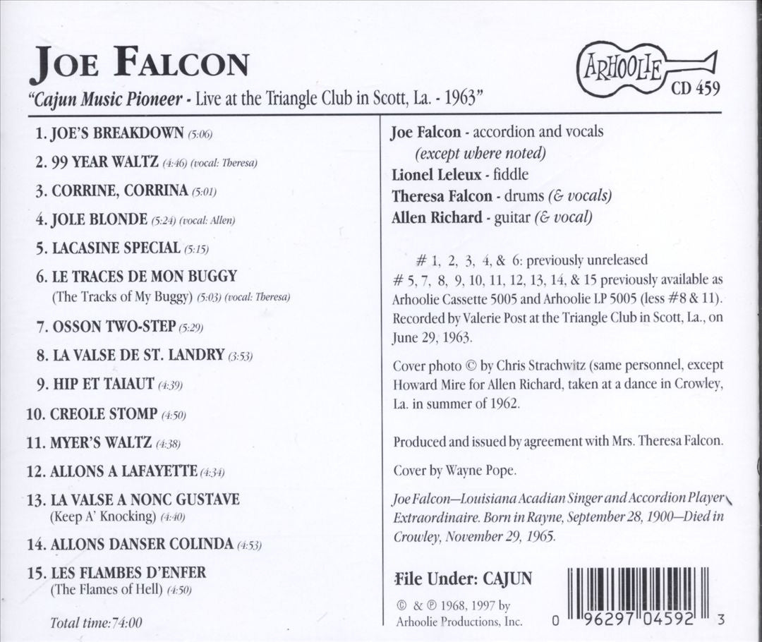 Cajun Music Pioneer cover art