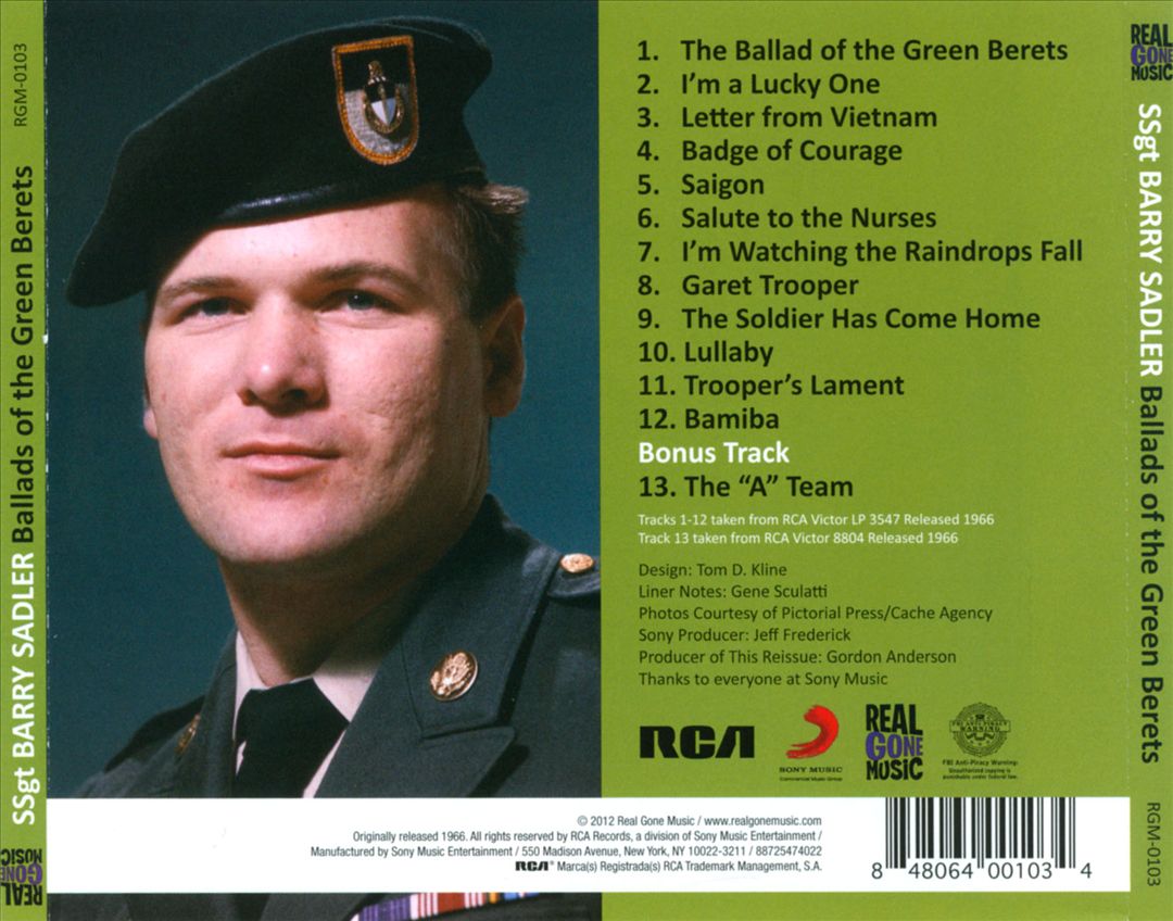 Ballads of the Green Berets cover art