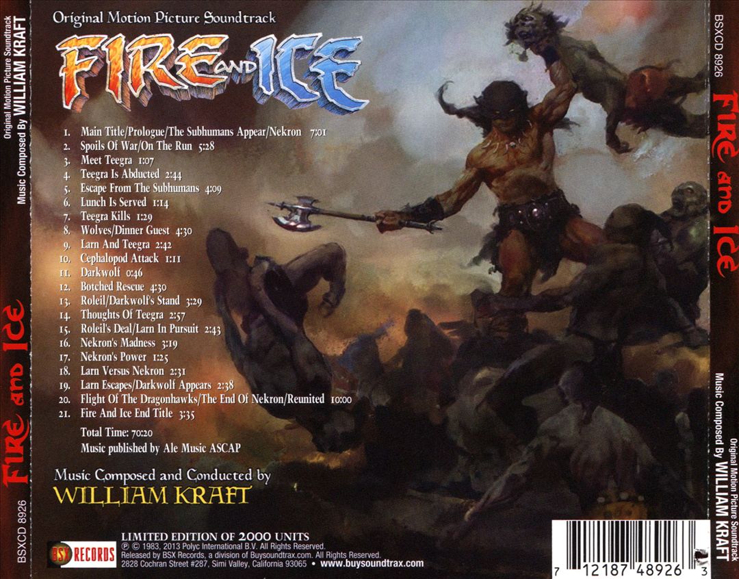 Fire and Ice [Original Motion Picture Soundtrack] cover art