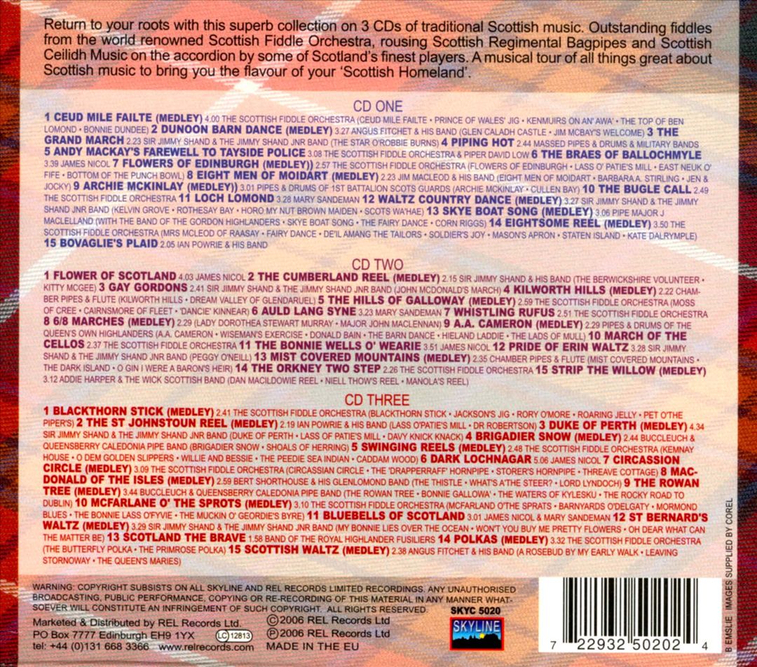 Music of Our Scottish Homeland cover art