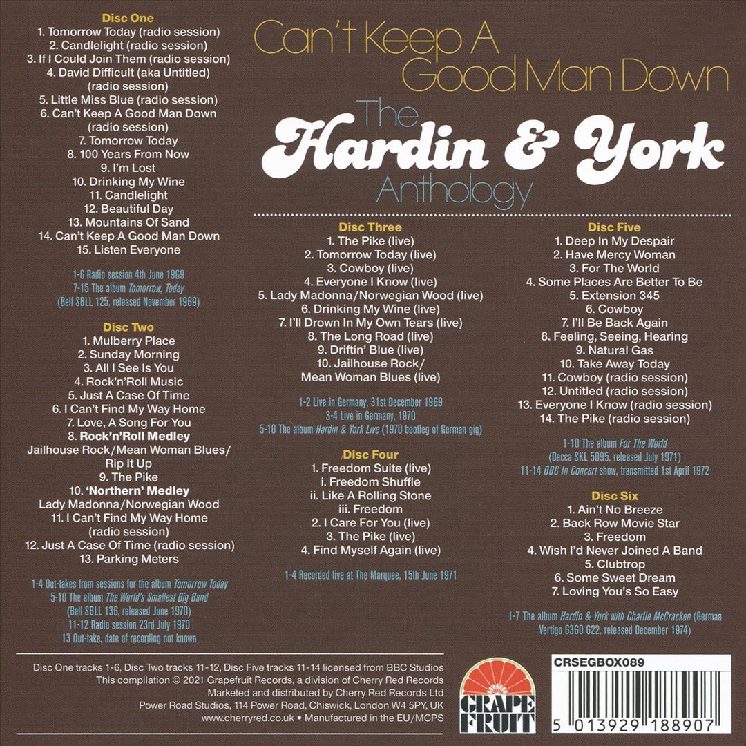 Can't Keep a Good Man Down: Hardin & York Anthology cover art