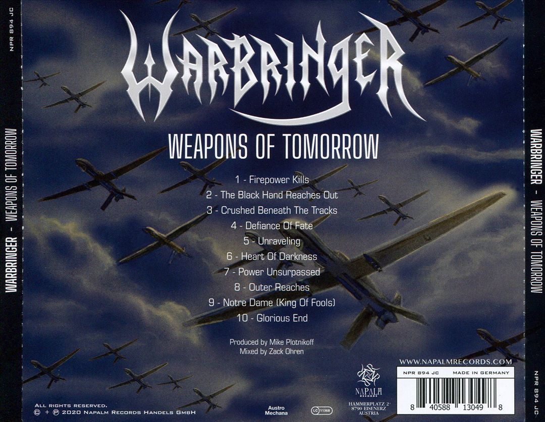Weapons of Tomorrow cover art