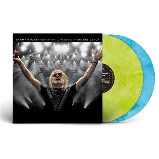 Sammy Hagar & The Best Of All Worlds Band: The Residency [Amplified Lime/Reverb Blue 2 LP] cover art