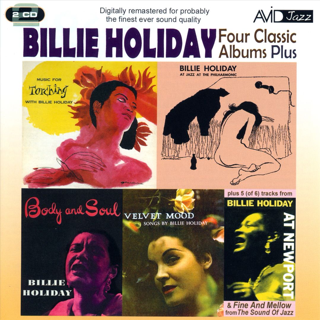 Body And Soul/Billie Holiday At Jazz At The Philharmonic/Music For Torching/Velvet Mood cover art
