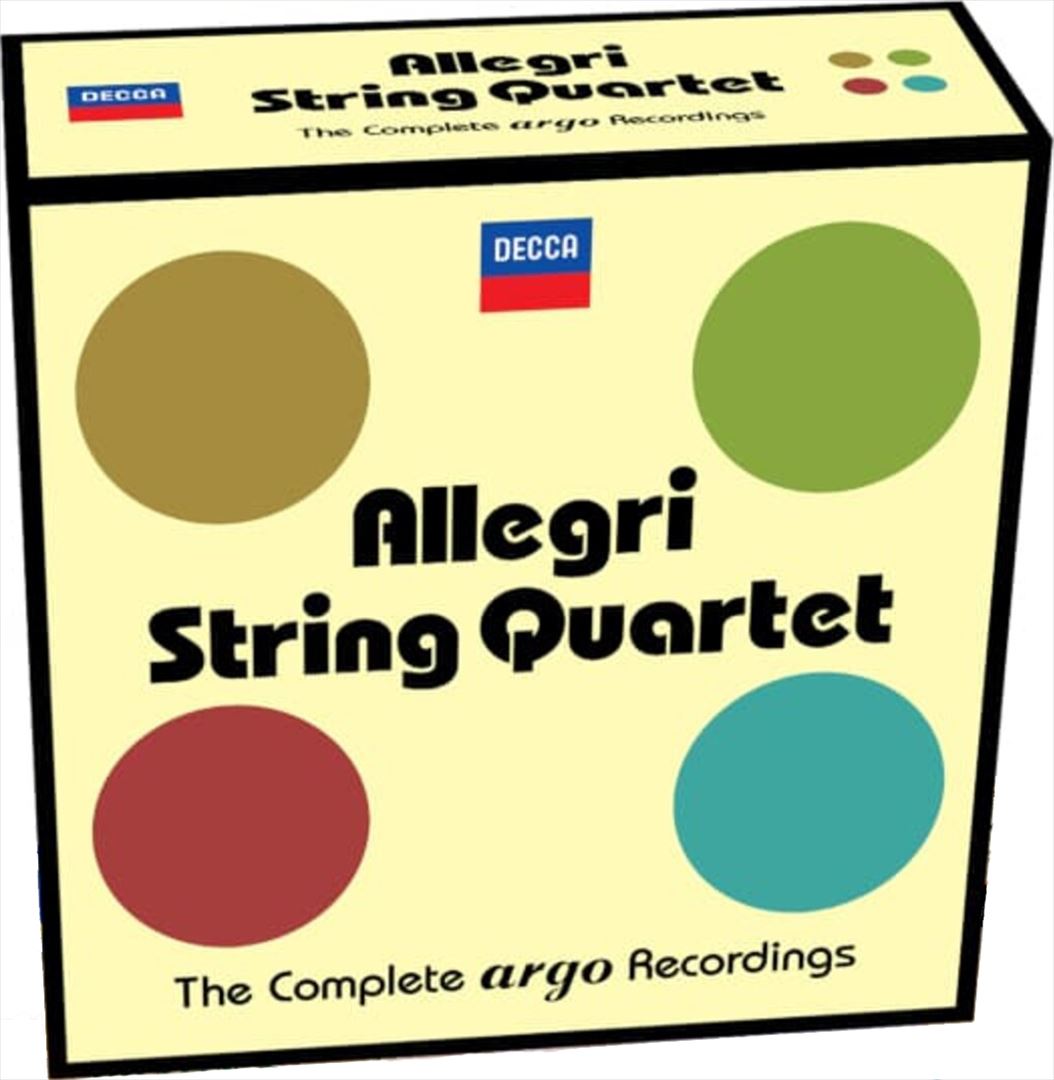 Allegri String Quartet: The Complete Argo Recordings cover art