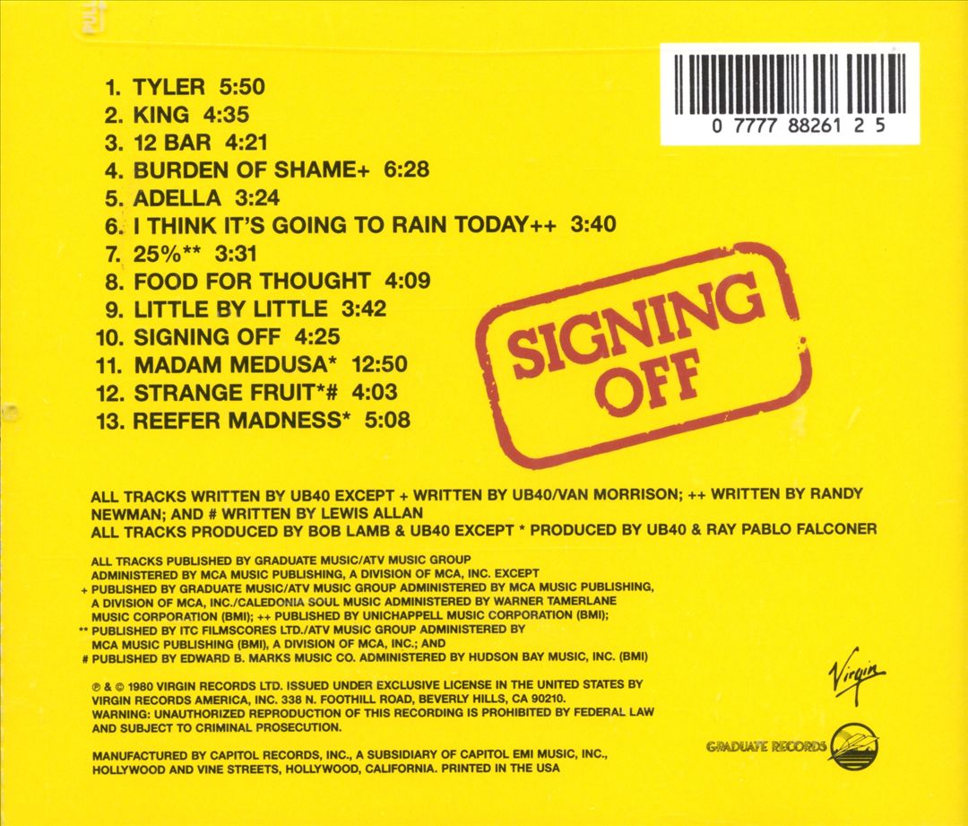 Signing Off cover art