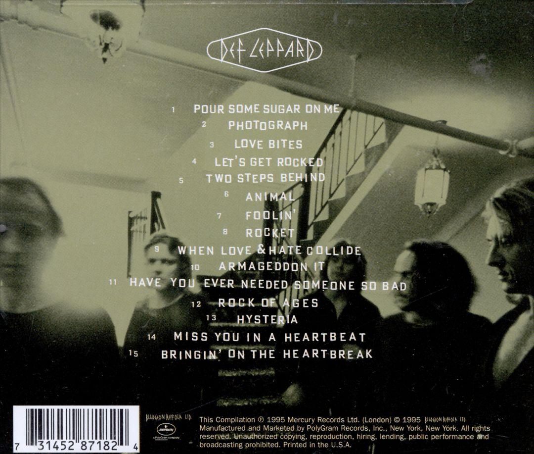 Vault: Def Leppard Greatest Hits 1980-1995 cover art